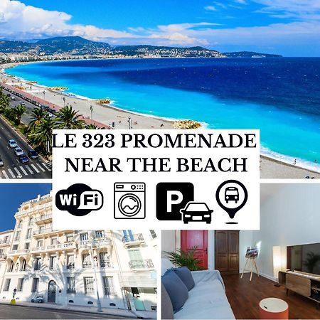 Le 323 Prom - 2 Chambres - Ac - Parking - Tram Et Supermarche Proches - Front De Mer Nice Exterior foto